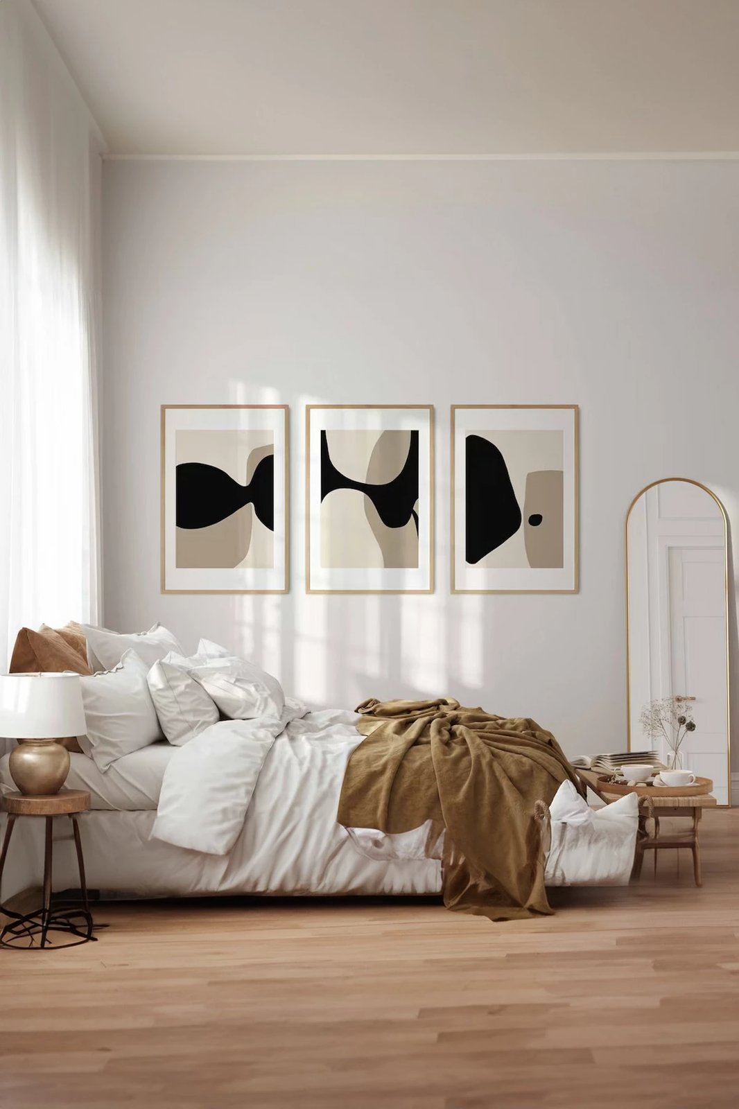 Pikturë dekorative me kornizë (3 copë), Wallity, Artsycllct35