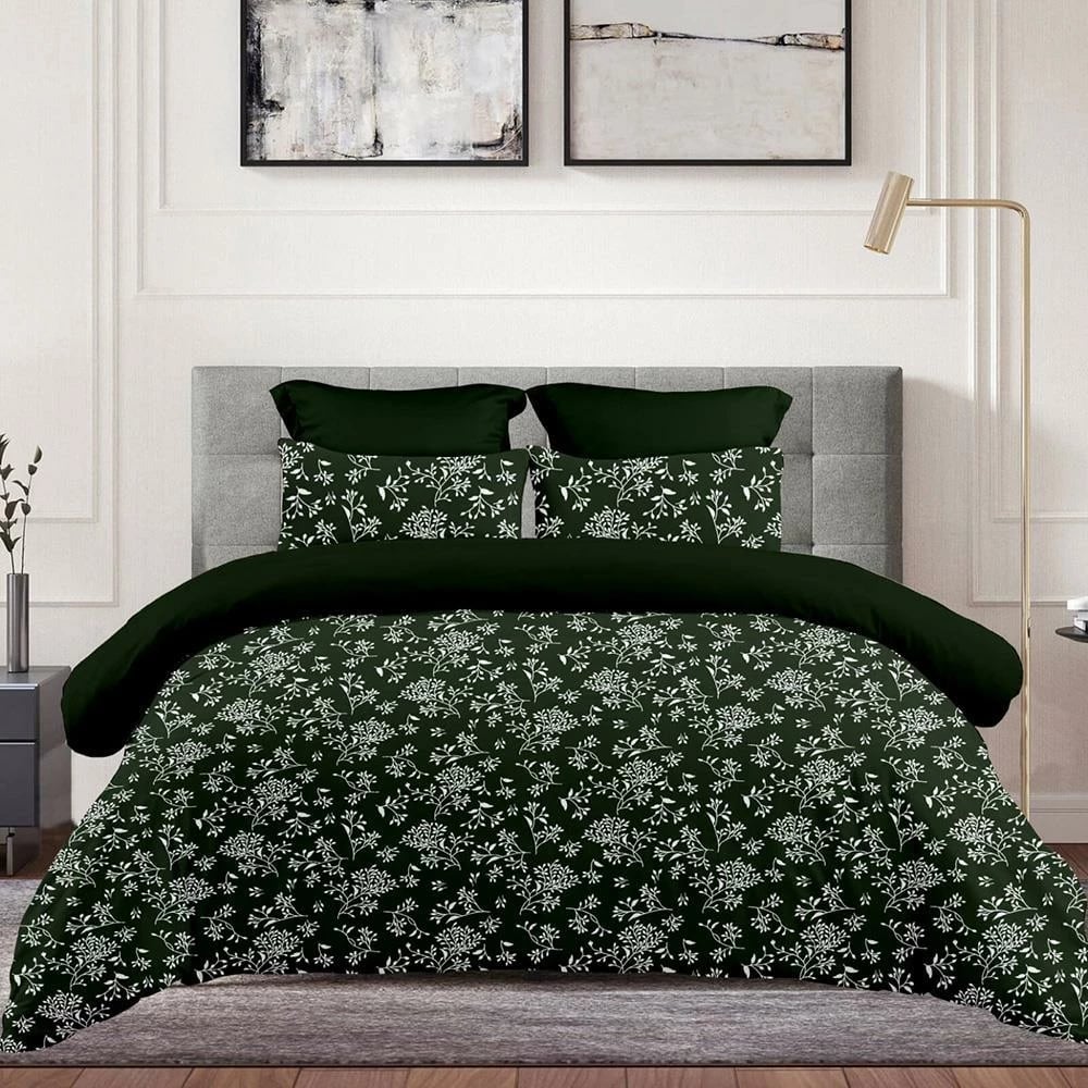 Set çarçafësh Amaryllis Green King Size, ASTRON-HOME ITALY, 100% pambuk