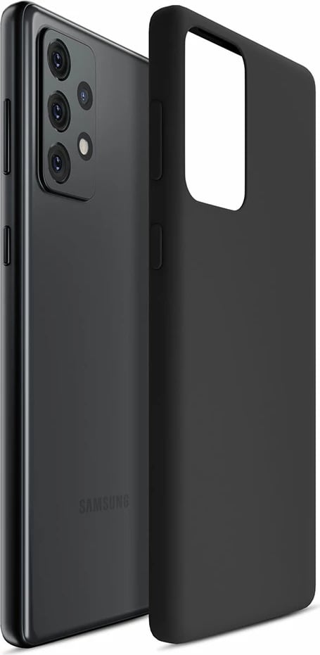 Mbështjellës silikon Samsung Galaxy A52/A52 5G/A52s 5G 3mk, i zi