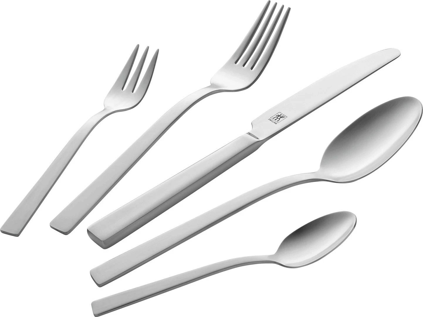 Set lugë, pirunë dhe thika ZWILLING KING Matte, 60 copë