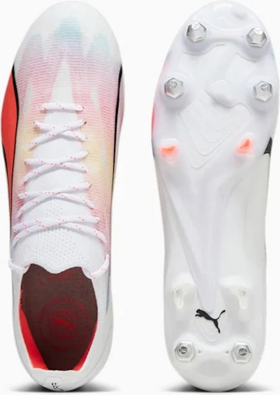 Atlete futbolli për meshkuj Puma, të bardha