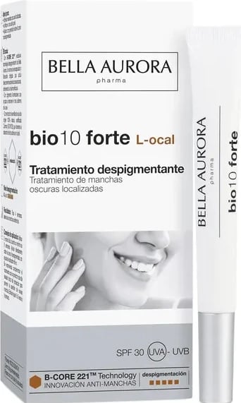 Krem depigmentues për fytyrë uniseks Bella Aurora Bio 10 Forte L-ocal SPF30 9ml Krem depigmentues për fytyrë uniseks Bella Aurora Bio 10 Forte L-ocal SPF30 9ml