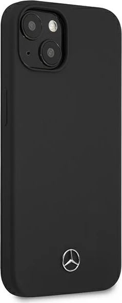 Mbështjellës Mercedes Silicone Line për iPhone 13 mini, 5.4", i zi