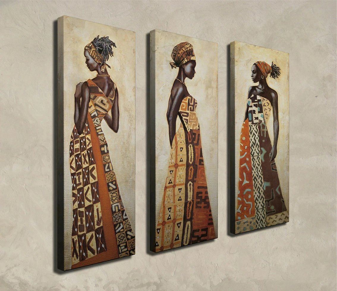 Pikturë dekorative në kanavacë (3 pjesë), Wallity, CU01