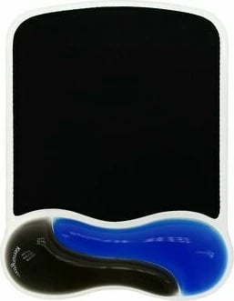 Mauspad Kensington Duo Gel, me mbështetje për dorë, blu/gri