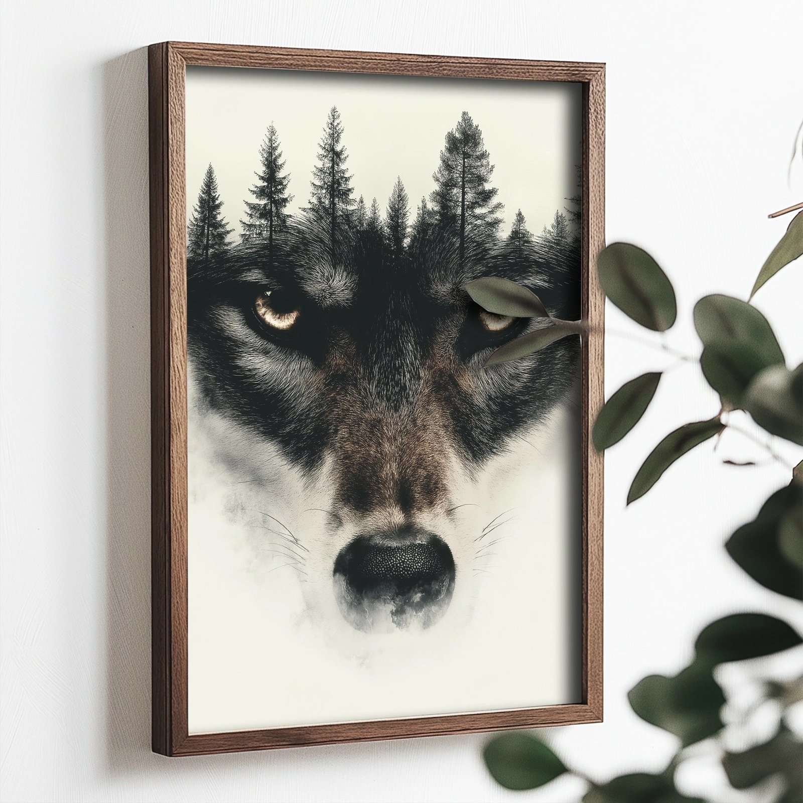 Pikturë dekorative me kornizë MDF, shumëngjyrëshe, Wallity TUN040-L