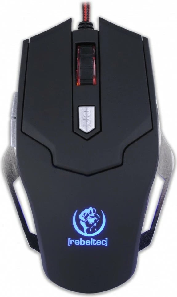 Maus gaming Rebeltec FALCON, 6 butona, 2500 DPI, metal, i zi