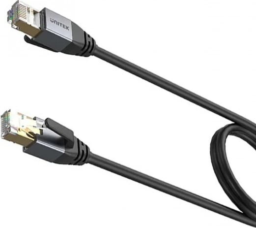 Kabëll Ethernet UNITEK RJ-45 LAN CAT.8, 1.5m, Zi