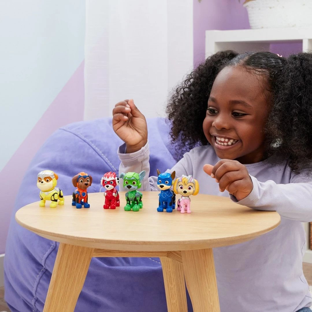 Figurina PAW Patrol: The Mighty Movie, set dhuratë, shumëngjyrëshe