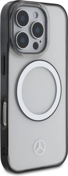Mbështjellës Mercedes MagSafe për iPhone 16 Pro, Transparent