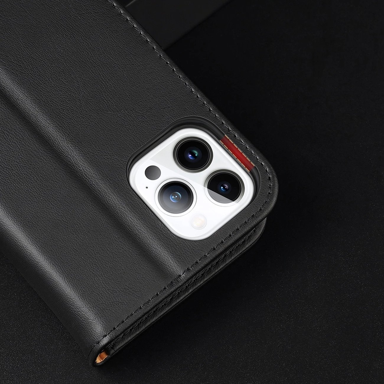 Mbështjellës Dux Ducis Hivo për iPhone 14 Pro Max, lëkurë natyrale, kafe Mbështjellës Dux Ducis Hivo për iPhone 14 Pro Max, lëkurë natyrale, kafe