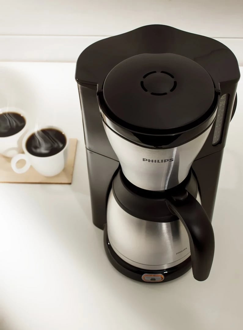 Aparat kafeje Philips Café Gaia HD7546/20, 15 filxhanë, i zi