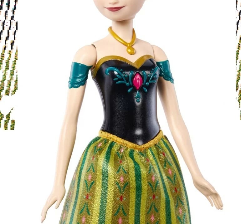 Kukull Anna Frozen Mattel JDX53 me muzikë, për vajza