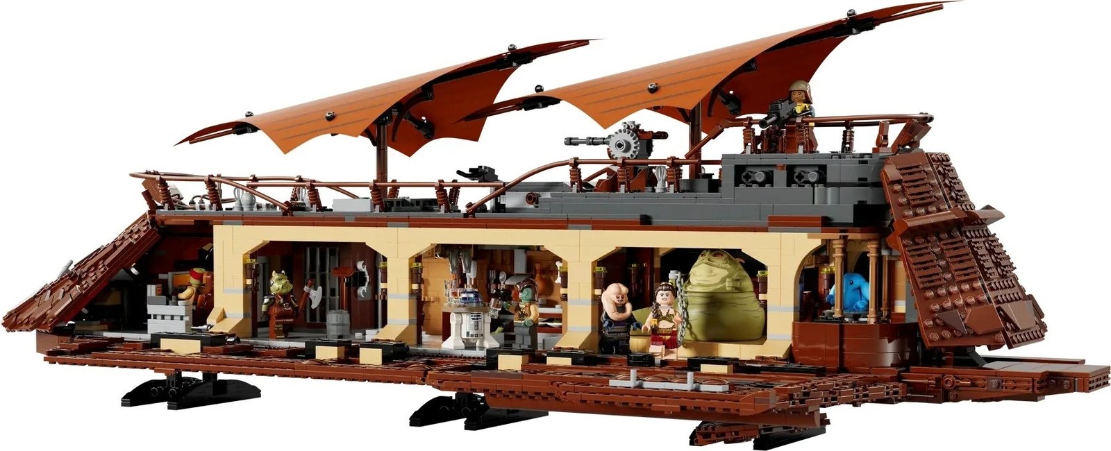 Set LEGO Star Wars Jabba's Sail Barge 75397, për të rritur, Kafe