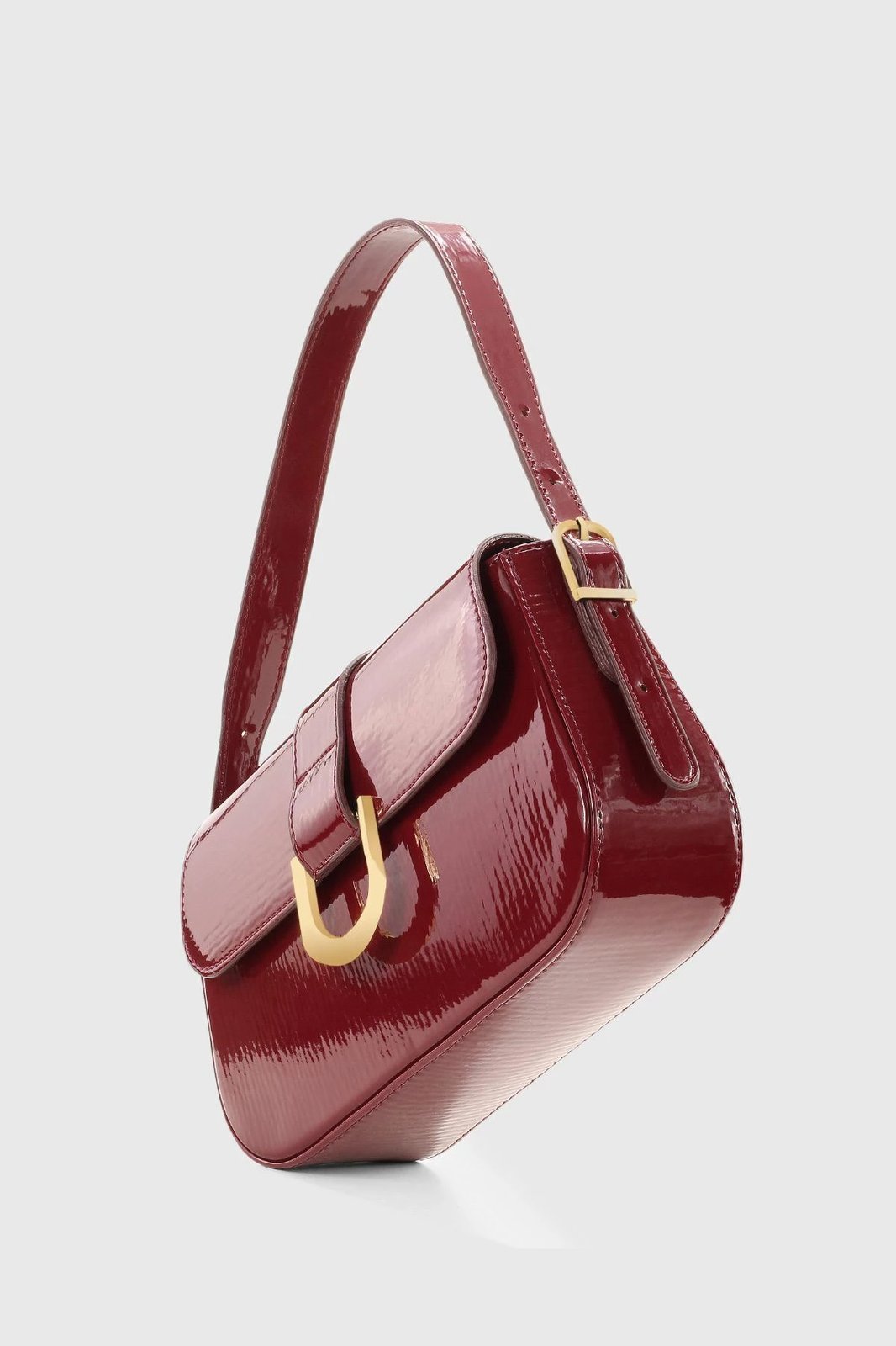 Çantë shpatullë, ngjyrë burgundy, Zoozie Bags, 263