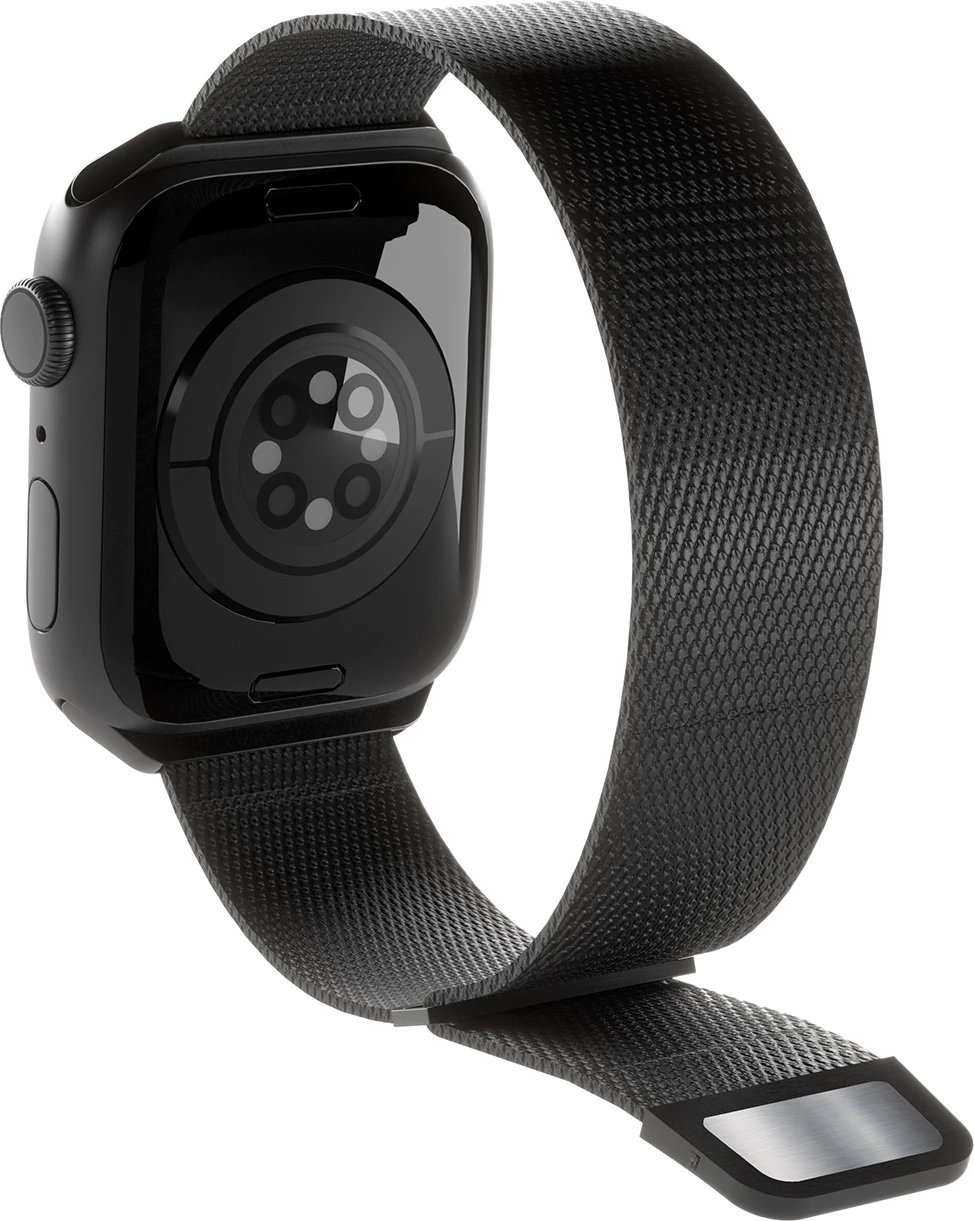 Rrip Milanese për Apple Watch Puro, për 42-44-45-49mm, i zi