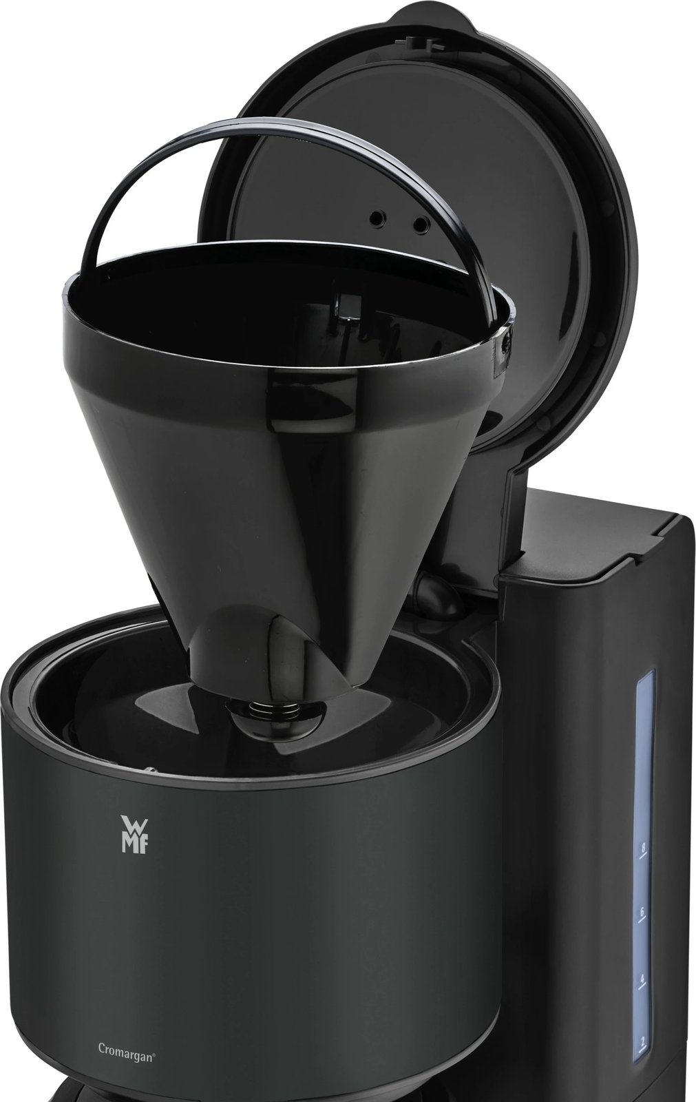 Aparat kafeje WMF Stelio 0412150071, 1.25 L, 1000 W, Ngjyrë e zezë
