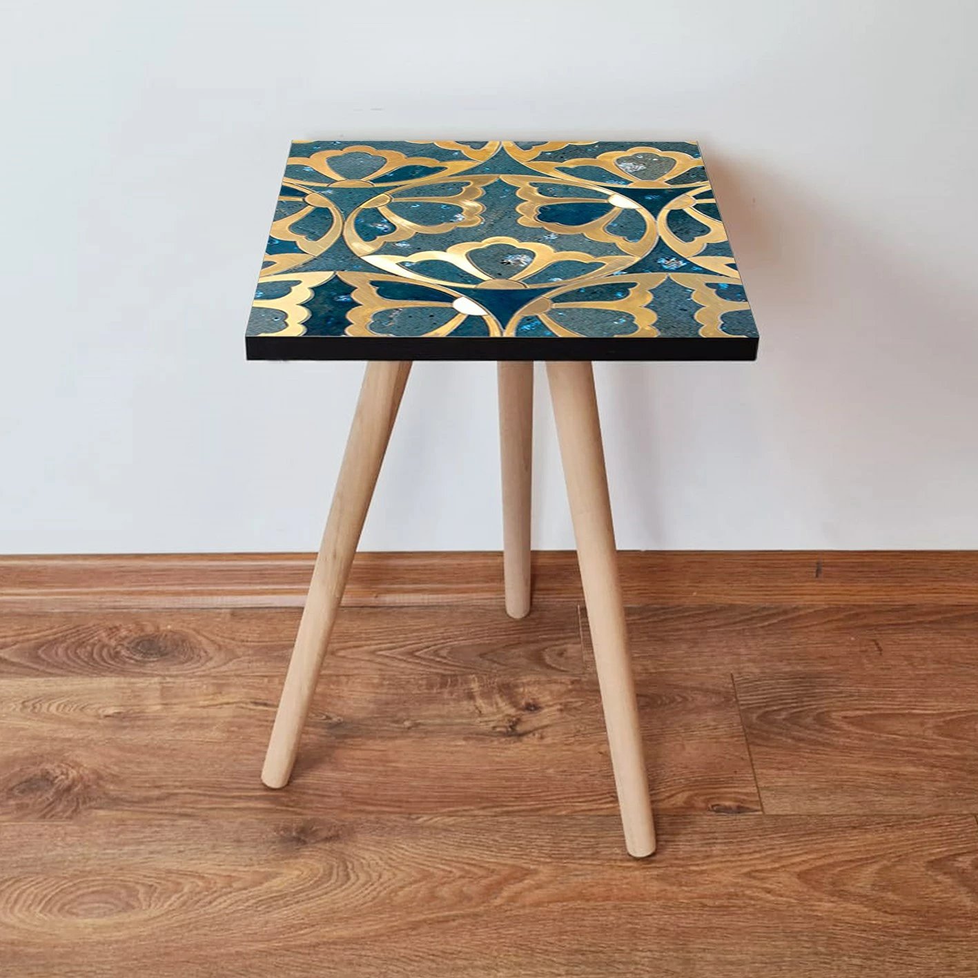 Tavolinë anësore Skye Decor, Shp274, blu-ari