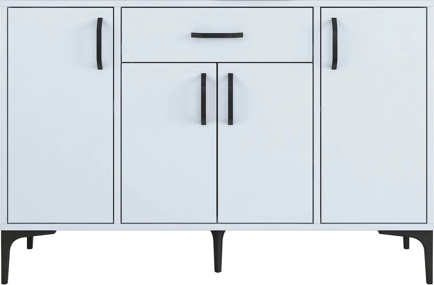 Dollap shumëpërdorimësh, ngjyrë e bardhë, Skye Decor, JE136 - 3144