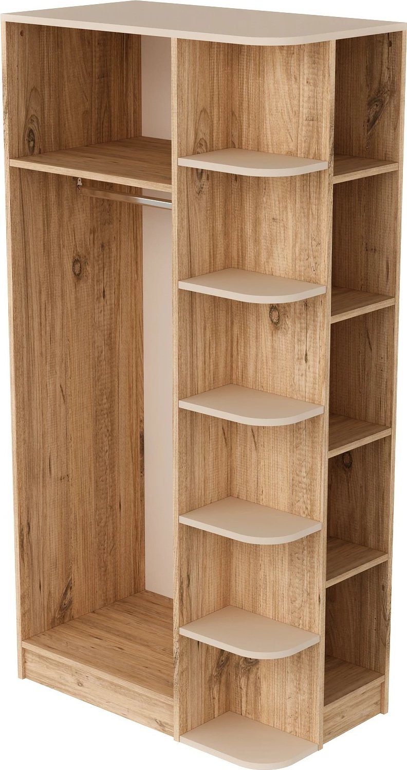 Dollap Skye Decor, ngjyrë Atlantic Pine dhe bezhë