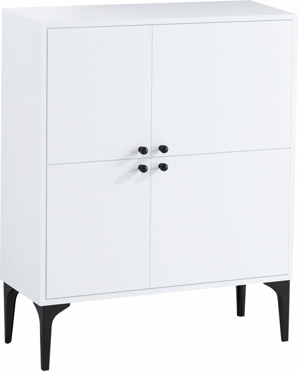 Konsolë Hanah Home, Moon, ngjyrë e bardhë, 90x115x35cm