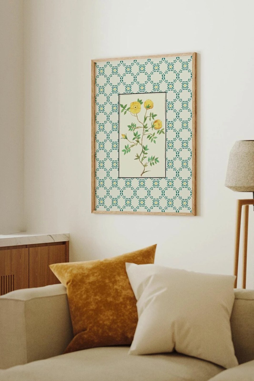 Pikturë dekorative me kornizë, shumëngjyrëshe, Wallity, Artsmdftek28-5070, 50x70cm