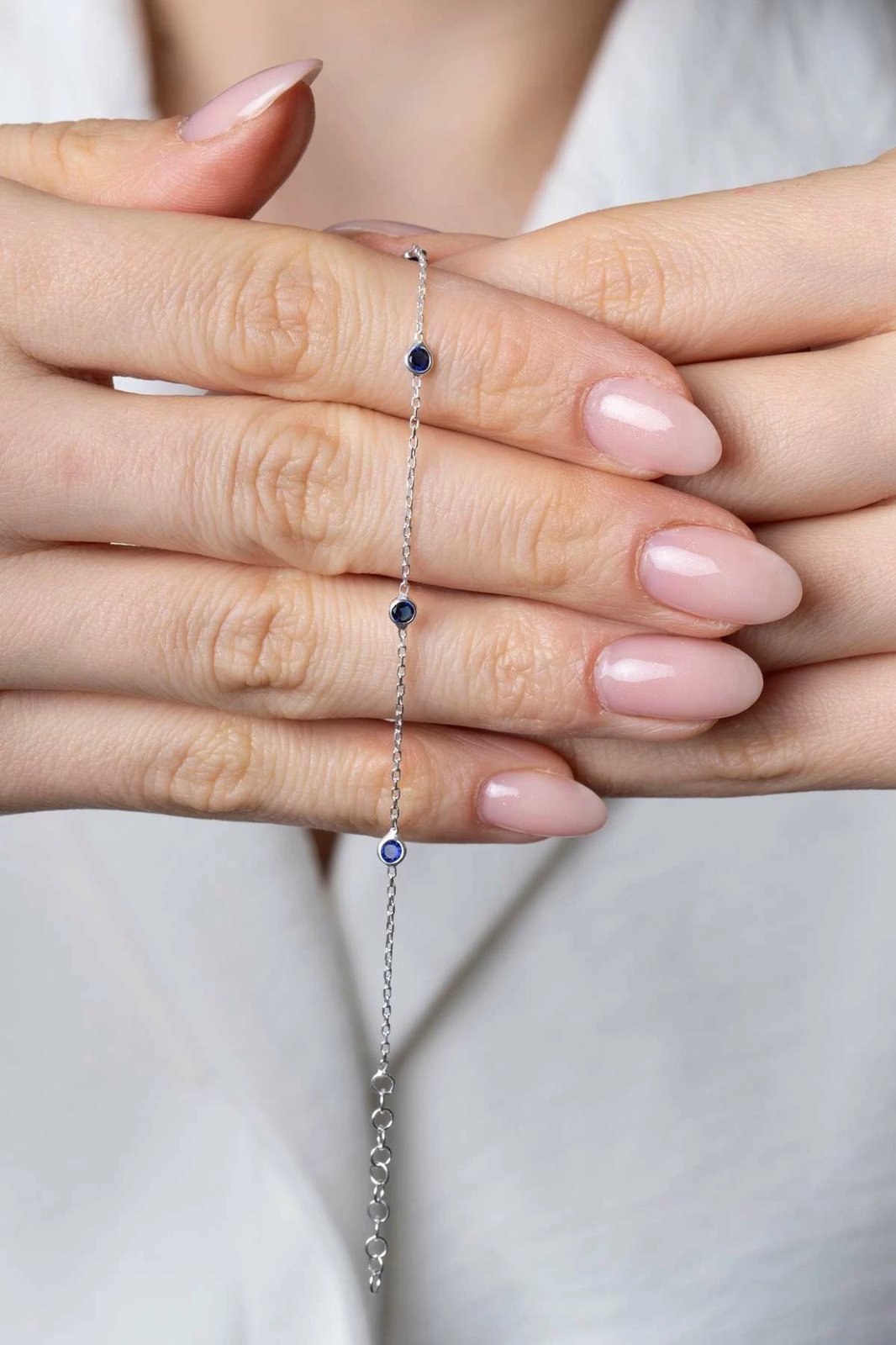 Byzylyk argjendi Jumeon, ngjyrë kaltër e errët, TFNY65229