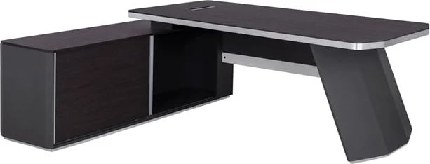 Tavolinë profesionale për zyre, kënd i majtë, ngjyrë trëndafili, FH2083L, 220x180x76 cm