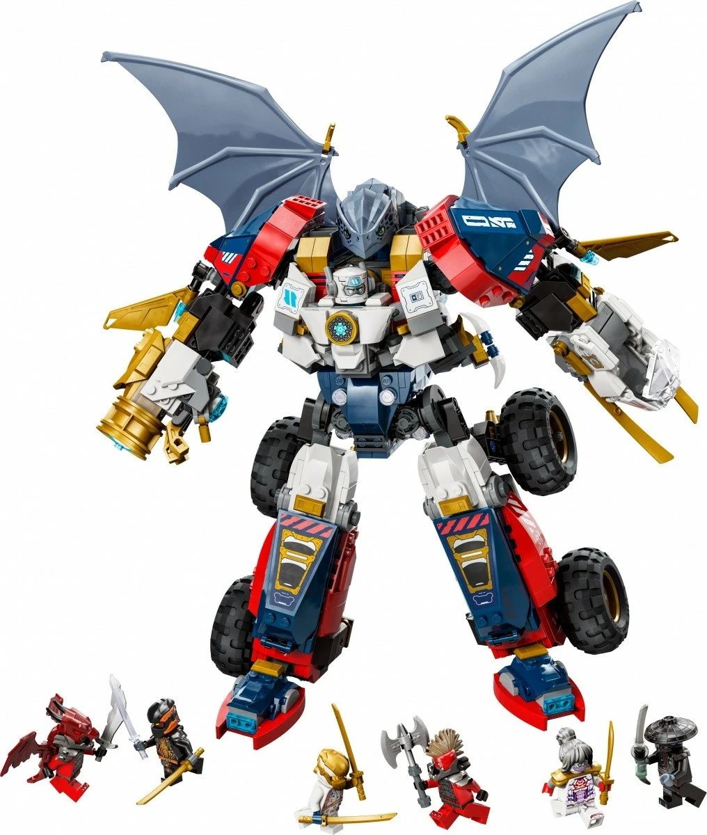 Set LEGO Ninjago Multi-functional Ultramech Zane 71834, 1187 pjesë, për fëmijë, plastikë