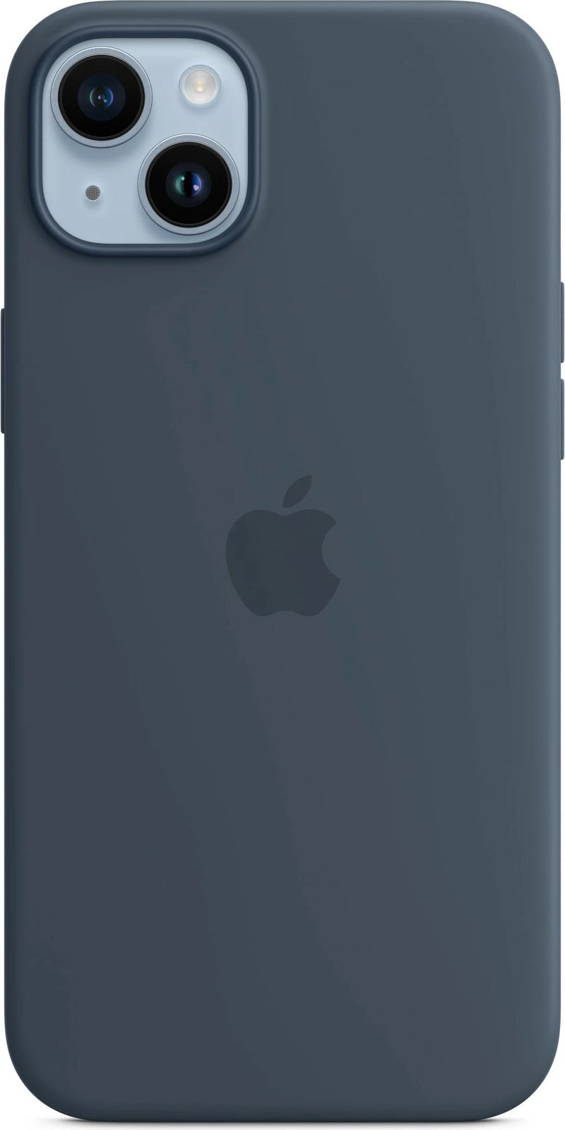 Mbështjellës silikon Apple iPhone 14 Plus, MagSafe, 6.7", storm blue