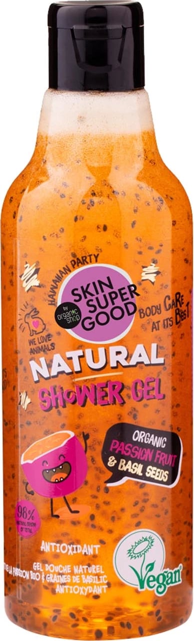 Xhel dushi NATURA SIBERICA Skin Super Good unisex, fruta pasioni dhe fara borziloku, 250ml