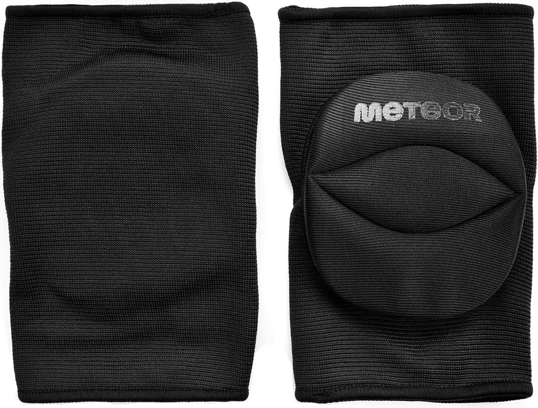 Mbështetëse gjuri për volejboll Meteor, unisex, të zeza