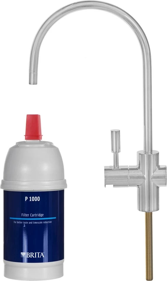 Filtër uji nën lavaman BRITA mypure P1, Blu, Bardhë