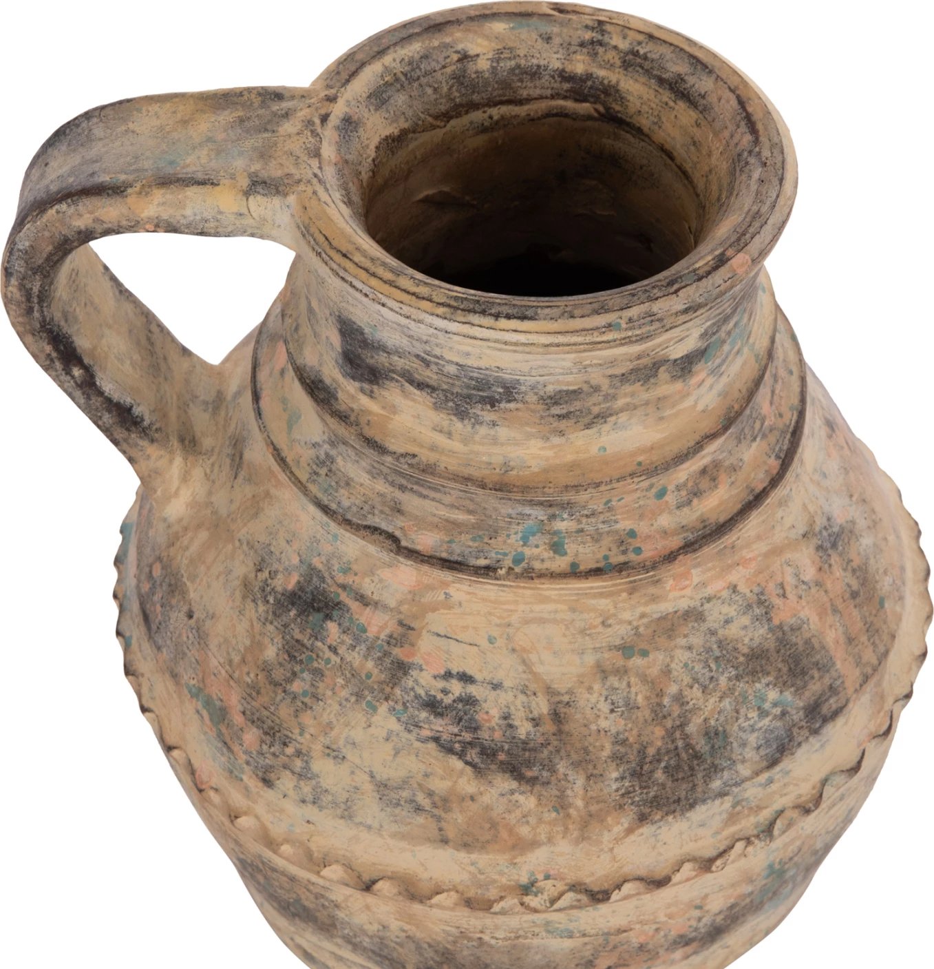 Vazo dekorative tavoline VERMO, terrakotë, ngjyrë krem-bezhë, Φ20x20.5cm Vazo dekorative tavoline VERMO, terrakotë, ngjyrë krem-bezhë, Φ20x20.5cm