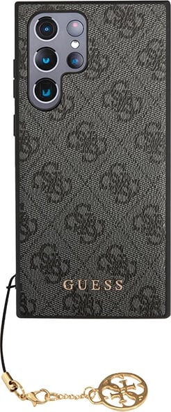 Mbështjellës Guess 4G Charms për Samsung Galaxy S23 Ultra, Gri