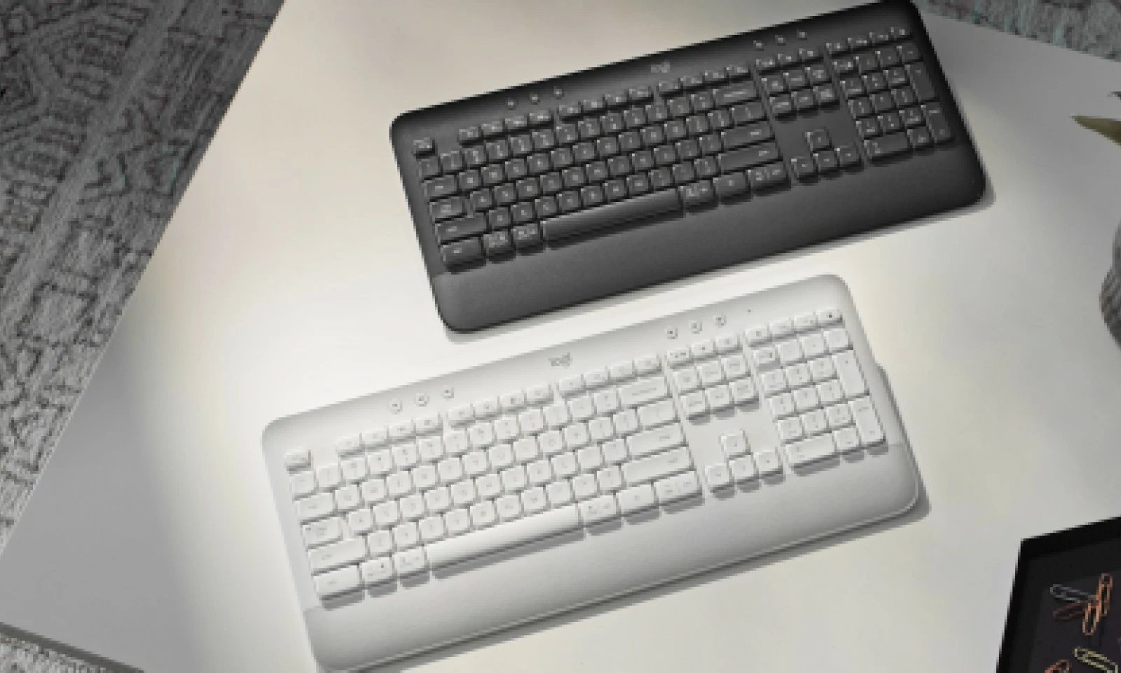 Tastierë Logitech SIGNATURE K650, Wireless, Bluetooth, Membranë, QWERTZ, Bardhë