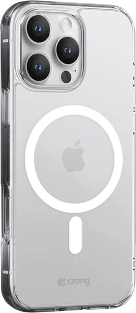 Mbështjellës CRONG Clear MAG Cover për iPhone 16 Pro, 6.3", MagSafe, Transparent