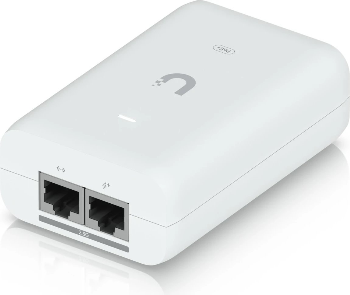 Injektor PoE+ Ubiquiti UACC-POE+-2.5G, 48VDC, 30W, 2.5GbE, i bardhë