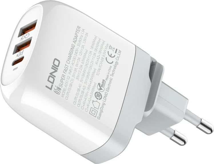 Karikues LDNIO A3511Q (Bardhë)