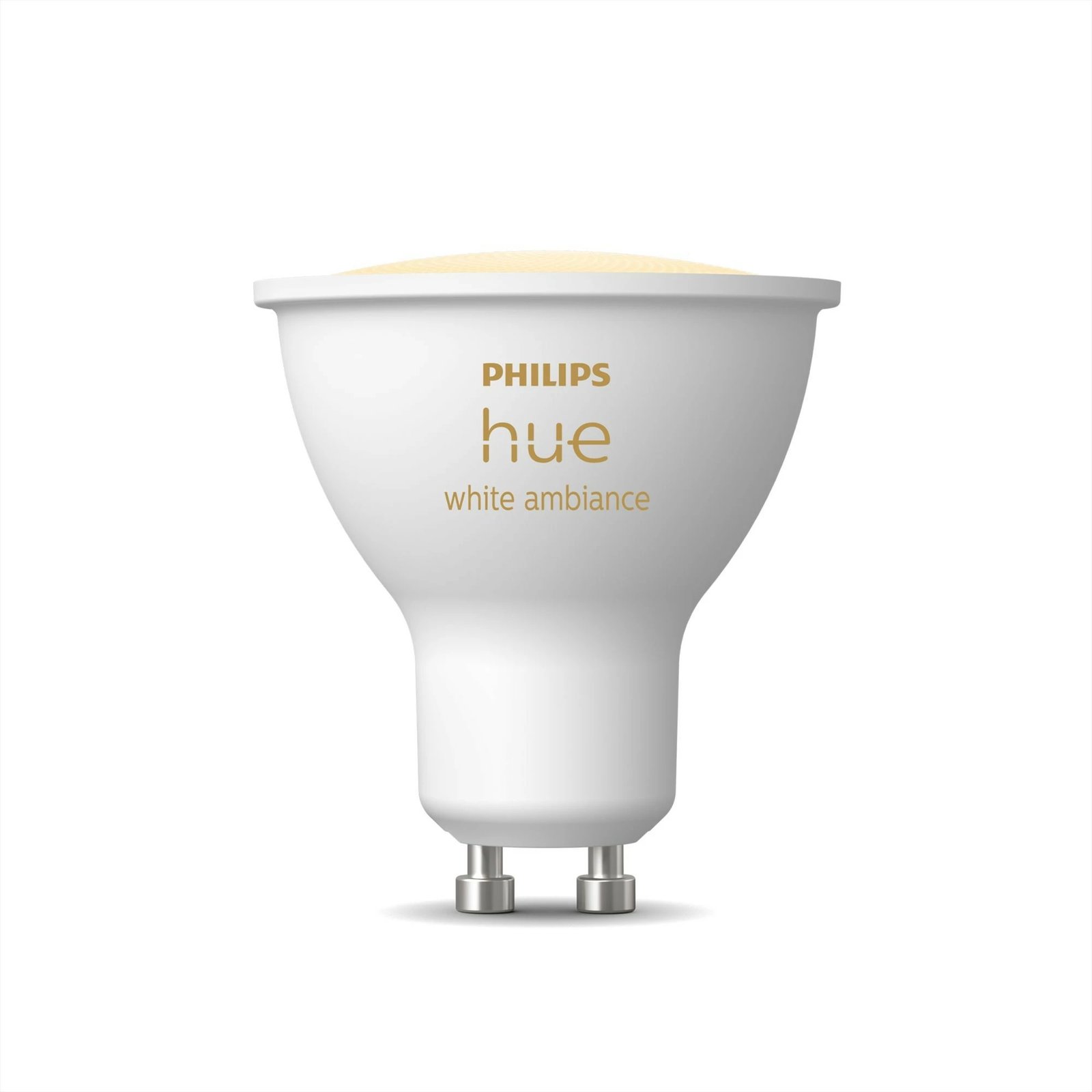 Spot i mençur Philips Hue White Ambience GU10, Bluetooth/Zigbee, i bardhë Spot i mençur Philips Hue White Ambience GU10, Bluetooth/Zigbee, i bardhë