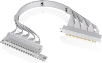 Kasë Thermaltake Riser Tape PCI-E 4.0 x16 Extender 400mm Dual 90°, Bardhë