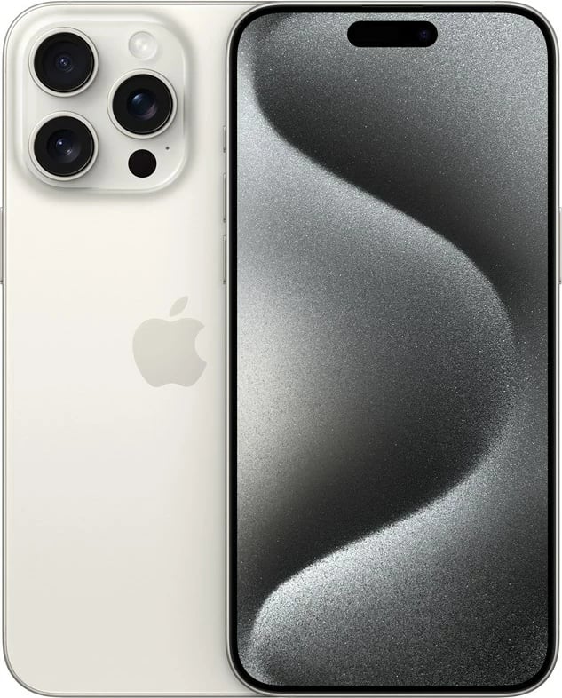 Celular Apple iPhone 15 Pro Max, 6.7", 512GB, white titanium 