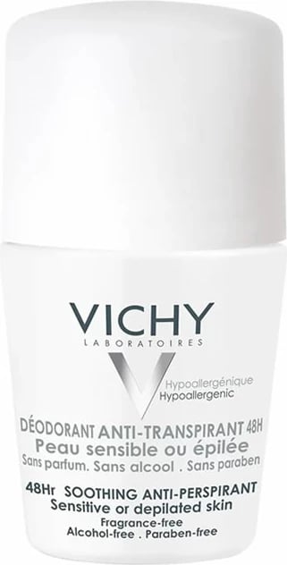 Deodorant Vichy 48h Anti Perspirant Roll On Sensitive Skin 50ml