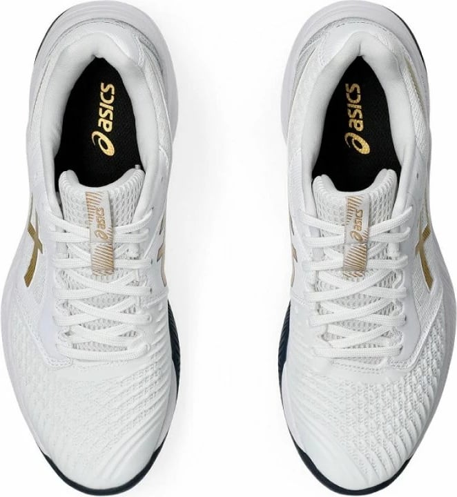 Atlete për femra Asics, të bardha dhe të arta