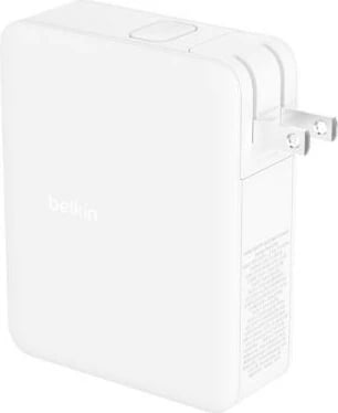 Karikues muri Belkin WCH014btWH, 140W, 4 porta (3x USB-C, 1x USB-A), i bardhë, me priza UK/EU/US