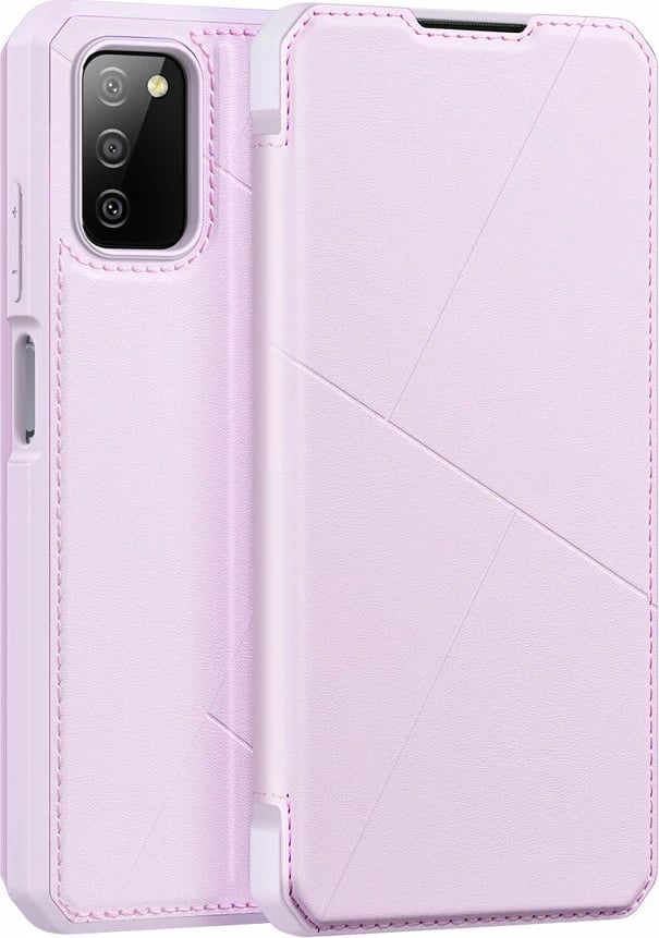 Mbështjellës Dux Ducis Skin X Bookcase për Samsung Galaxy A03s, rozë