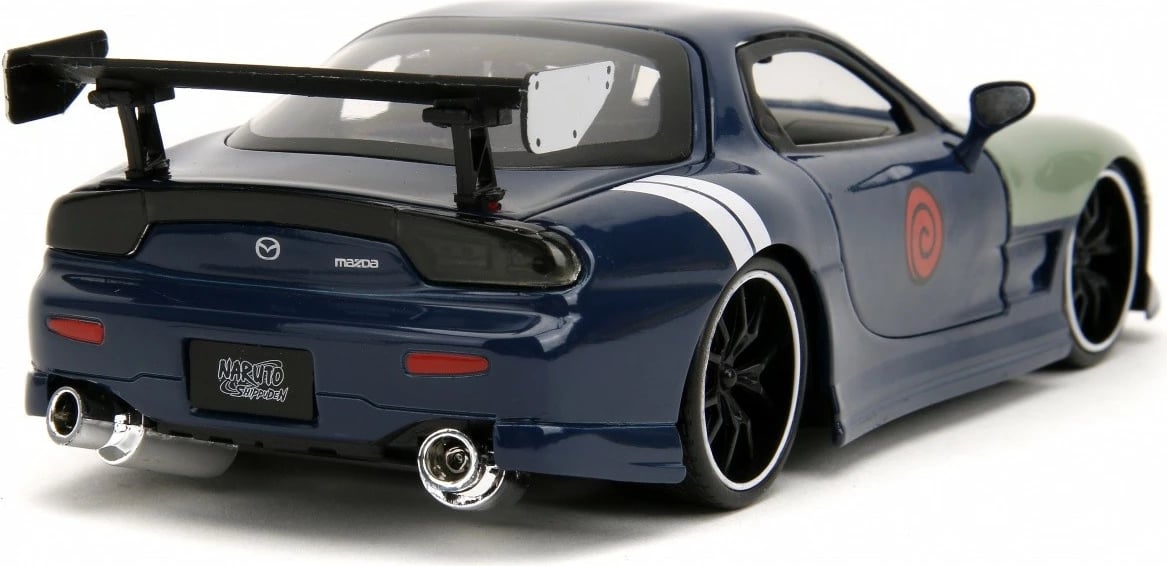 Makine model Jada Toys Mazda RX-7 1:24 me figurë Kakashi Hatake, Naruto Shippuden, Jeshile/Kaltër Makine model Jada Toys Mazda RX-7 1:24 me figurë Kakashi Hatake, Naruto Shippuden, Jeshile/Kaltër