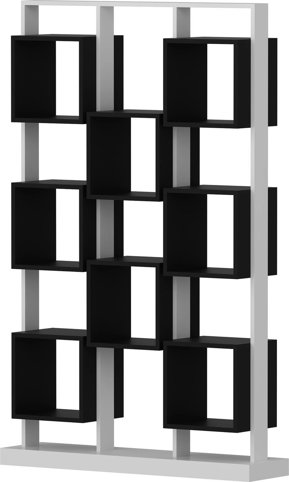 Raft librash Hanah Home, Edge, bardhë e zi