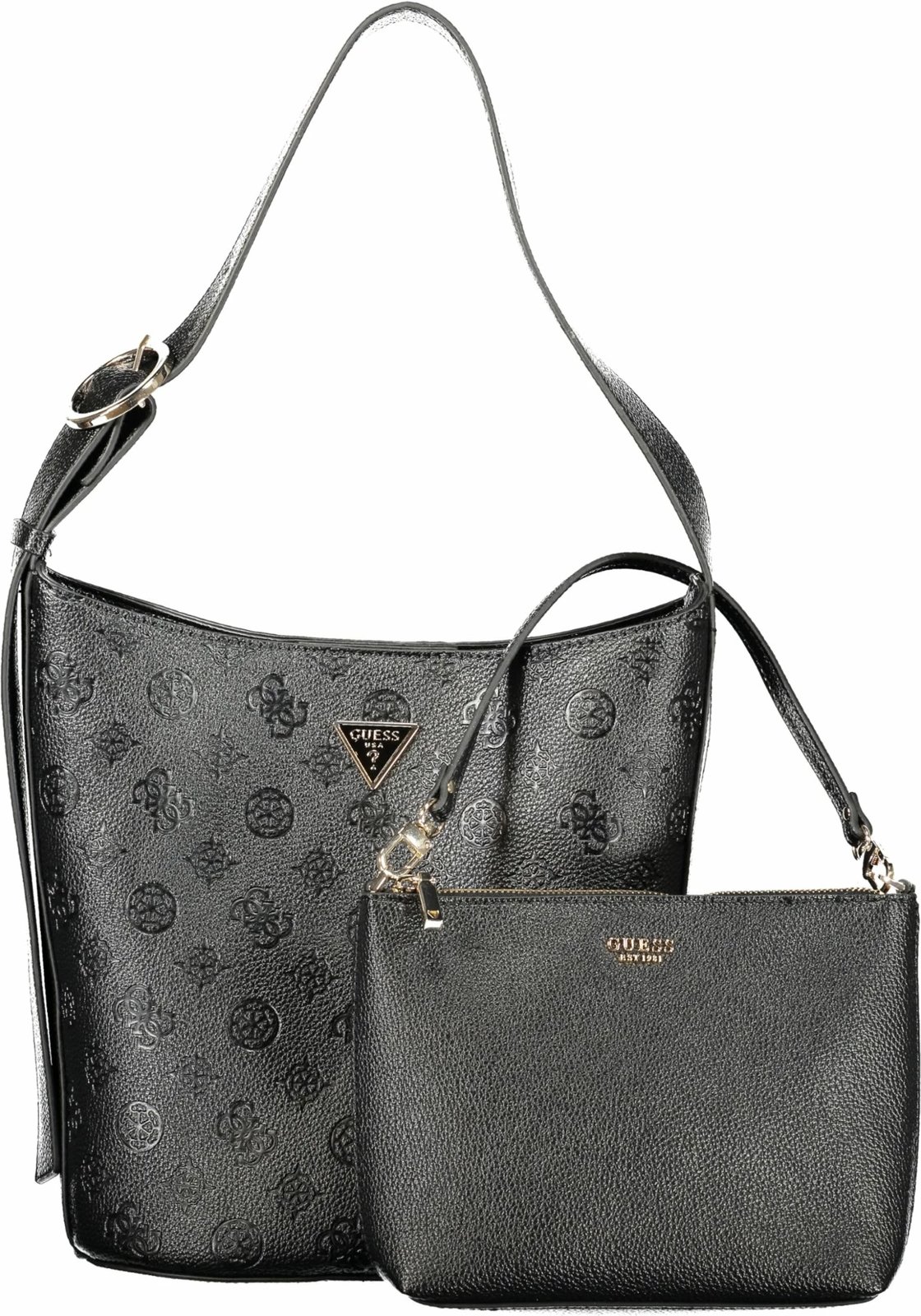 Çantë për femra GUESS JEANS CRESIDIA II, e zezë