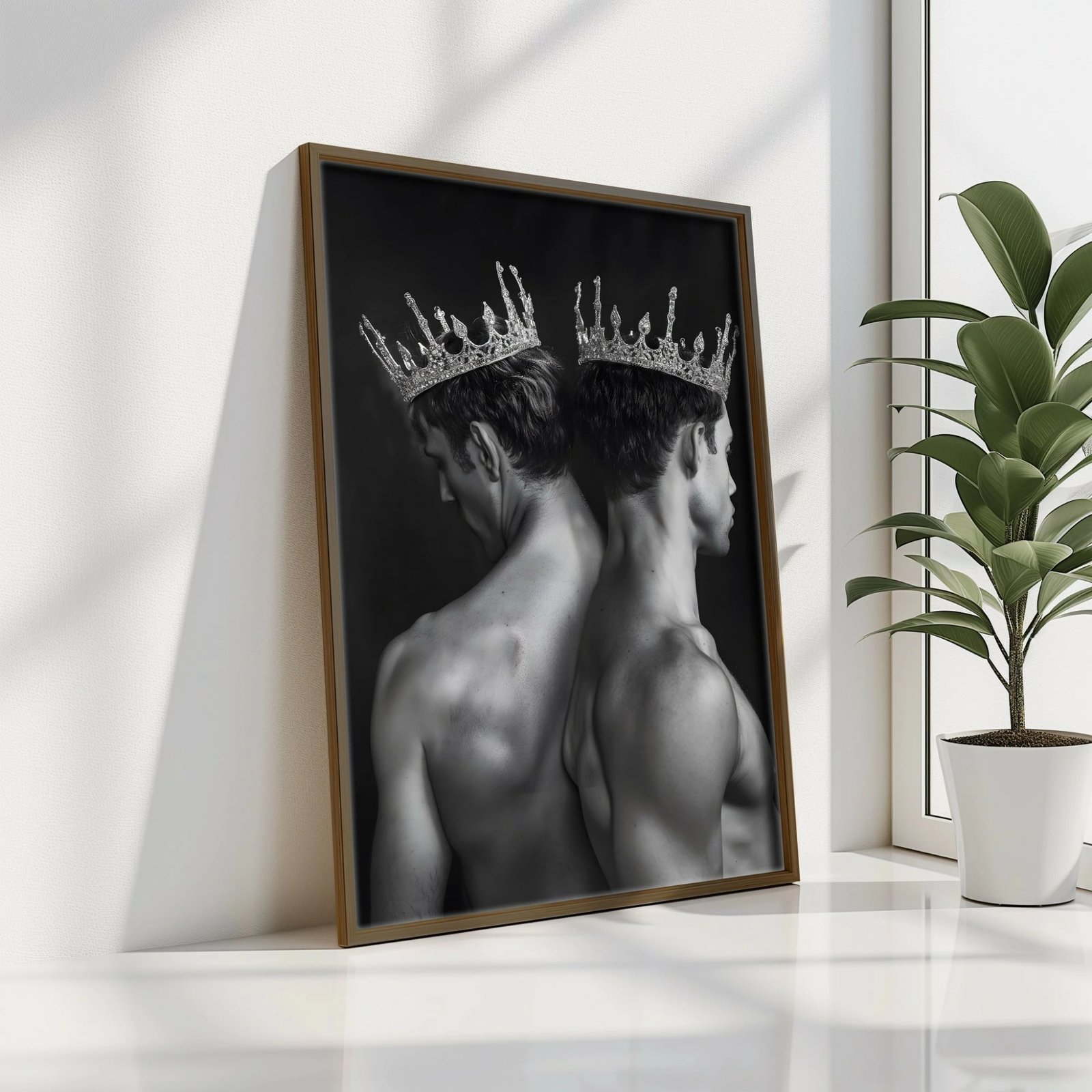 Pikturë dekorative me kornizë MDF, Wallity, GE164-L, shumëngjyrëshe